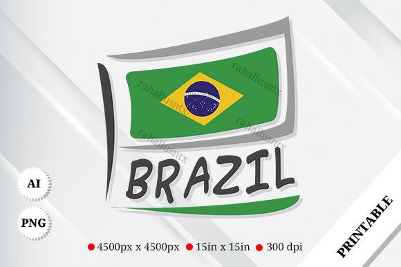 Download Brazil Flag Pride Logo - Premium Resources