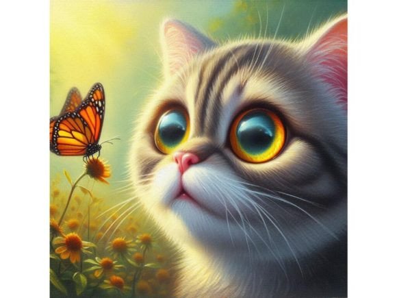 Download A Curious Cat with Wide Eyes Watching a - Curious Collection
