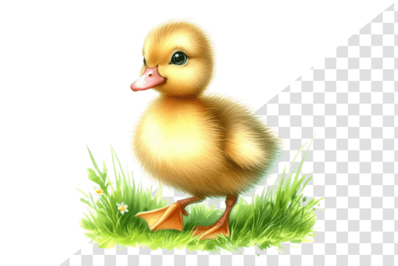 Download Curious Duckling Watercolor Clipart - Curious Collection