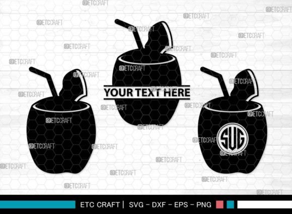 Download Coconut SVG Monogram, Summer Drink Svg - Summer drink Collection